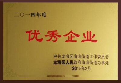 Outstanding Enterprise in Longwan District